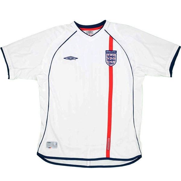 Maillot Football Angleterre Domicile Retro 2002 Blanc